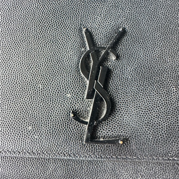 YSL Kate Medium Grain de Poudre Chain Bag, Black Hardware (100% authentic) - Picture 5 of 8